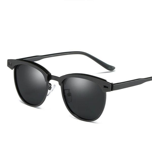 

zyomy goggle retro polarized men sunglasses classic driving glasses male brand designer oval eyewear sunglass 2018, White;black