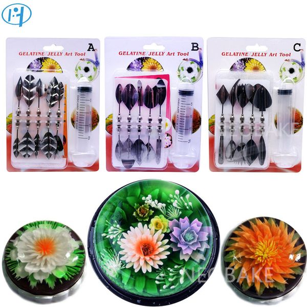 

33 pcs flowers leaves 3d jelly flower art tools jelly cake gelatin pudding nozzle nozzle set cake decorating tools