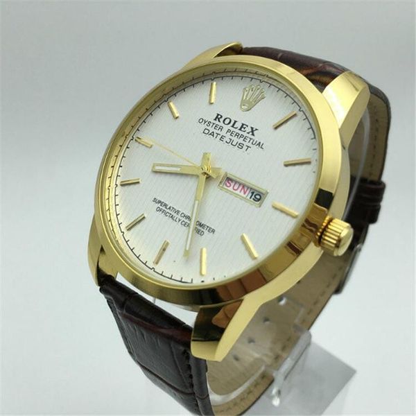 

2018 new men 039 fa hion luxury watch famou brand watch luxury ro e gold quartz watch montre homme relogio homem