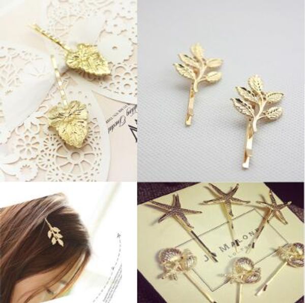 

hair cuff clip jewelry hairpin womens accessories xmas gift fashion lovely style hair clips metal hairpin, Black;brown
