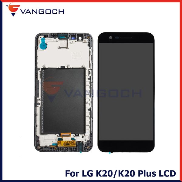 

New lcd lcd for lg k20 plu mp260 tp260 v 501 touch creen digitizer with frame a embly repair part for lg k20 lcd di play replace