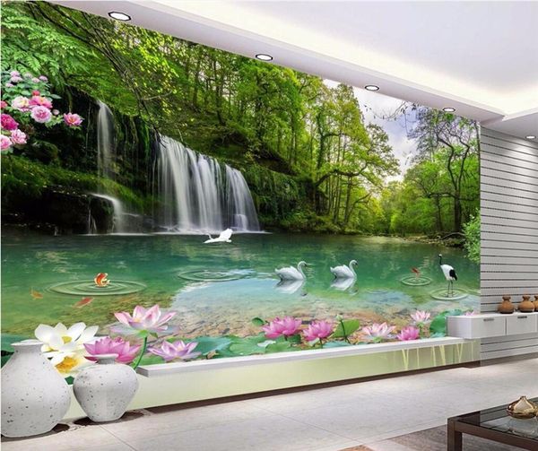 Custom Photo Papel De Parede 3d Wallpaper 5d 8d Natural Scenery