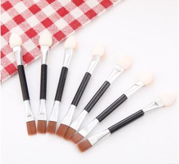 Cosméticos Brushes Mulheres Maquiagem Sombra Delineador Sponge Lip Brush Set Aplicador Beleza Double-Ended Descartáveis
