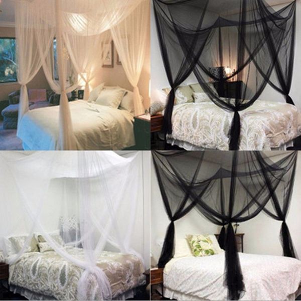 

mosquito net fabric canopy net moustiquaire quarto door tent for double bed