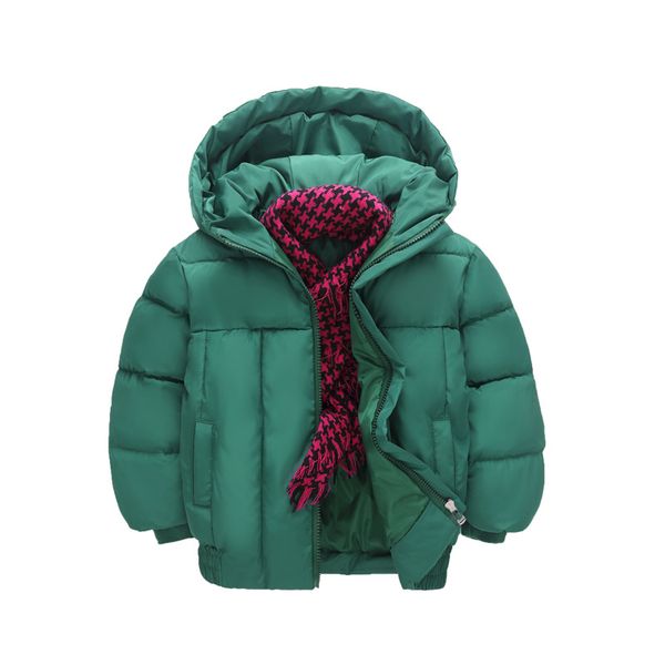 

rlyaeiz toddler winter jackets for boys 2018 casual kids zipper hooded cotton-padded warm jacket overcoat children's coat, Blue;gray