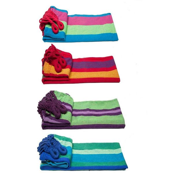 

2018 summer outdoor leisure portable single hammock outdoor camping furniture indoor temporary leisure bed soft and comfortable