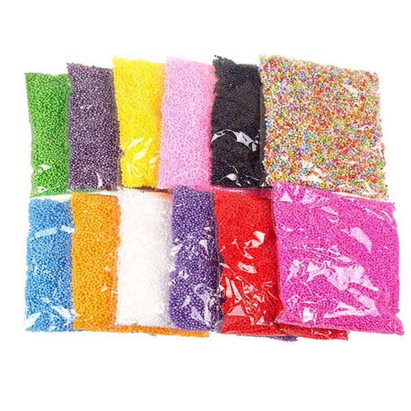 

polystyrene styrofoam plastic foam mini beads ball diy assorted colors