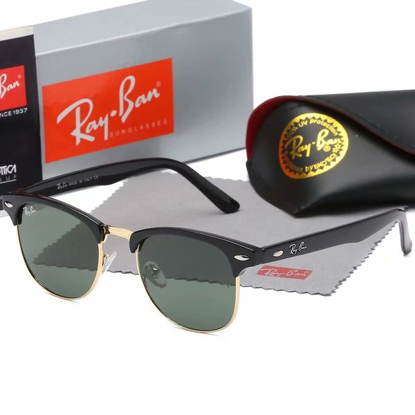 

2020 Hot Sale New Ray солнцезащитные очки Vintage Pilot Brand Sun Glasses Band Polarized UV400 Bans Мужчины Женщины Бен солнцезащитные очки с коробкой и футляром dfsdd
