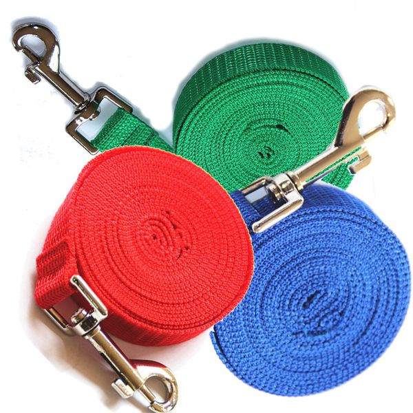 

collars for big dogs nylon rope 3m/ 6m/10m /15m /20m /30m/50m long leash for dogs, pet puppy training lead rope ing