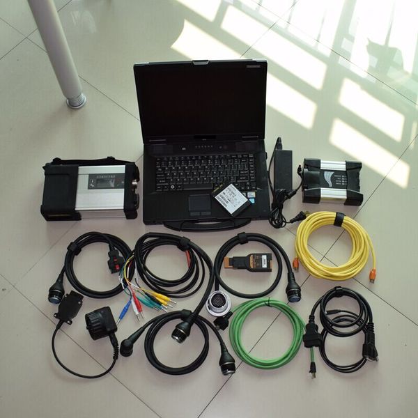 Auto-Tool MB Star Diagnose C5 für BMW ICOM Next HDD 1 TB 2in1 mit Laptop CF52 4G Computer Komplettset einsatzbereit