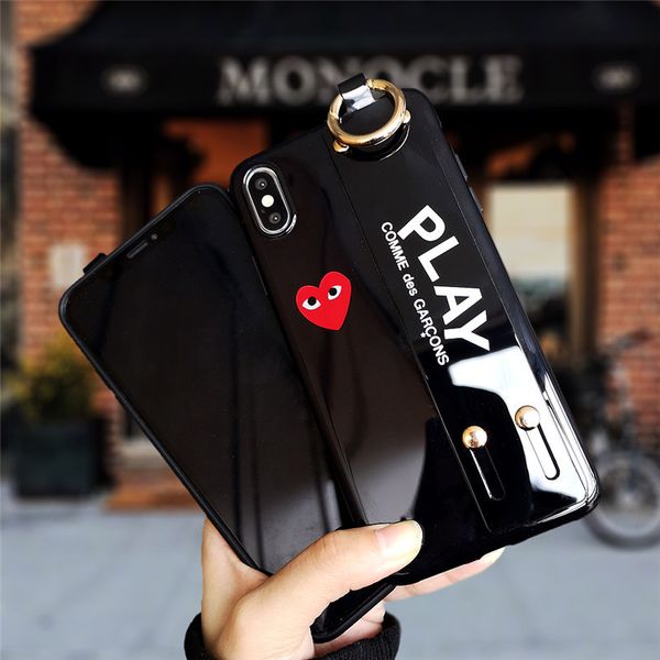 

Бренд Дизайнерский Чехол для Телефона Модная Крышка с Браслетом для IPhone XS MAX XR X XS 7