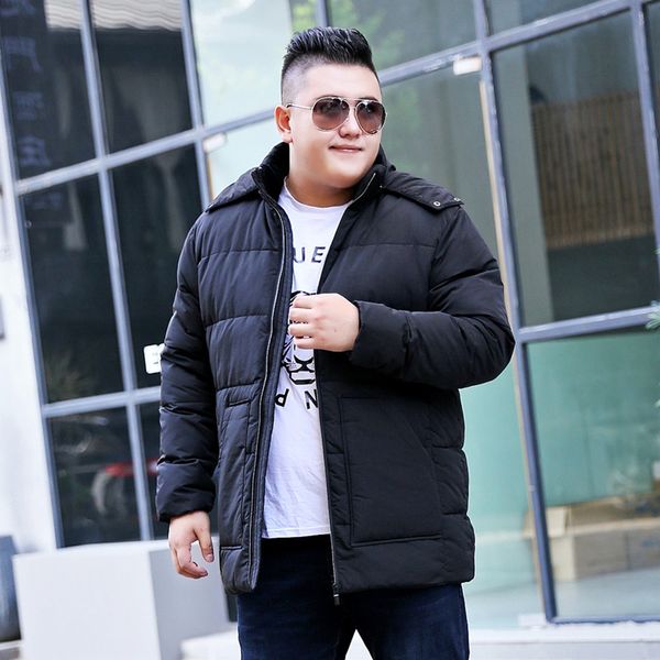 

new with hood down coat jacket obese fashion male super large 13xlchest 185cm plus size 2xl- 8xl9xl10xl11xl12xl13xl, Black
