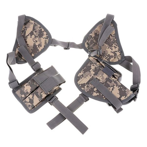 

wholesale military tactical cross draw pistol pouch hand shoulder holster outdooors anti theft hidden shoulder bags