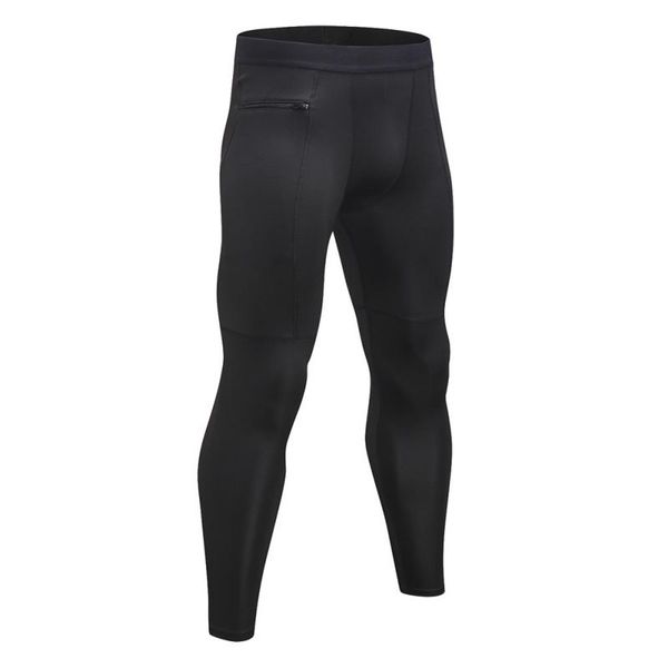 

pure colors pants running tights men soccer training pants fitness sport leggings men gym jogging trousers sportswear, Black;blue