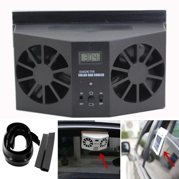 

New Arrival Solar Powered Car Window Air Vent Ventilator Mini Air Conditioner Cool Fan NEW BK au3