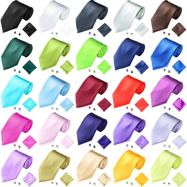 

fashion men women skinny solid color plain satin polyester silk tie necktie neck ties 25 colors xl-583, Blue;purple