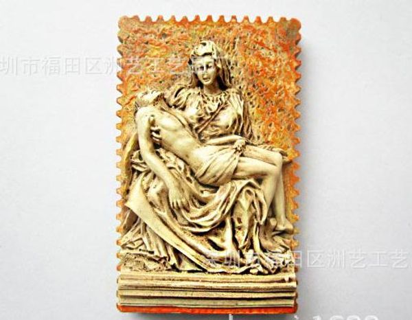 

italian michelangelo statue mourning christ treasures travel fridge stickers