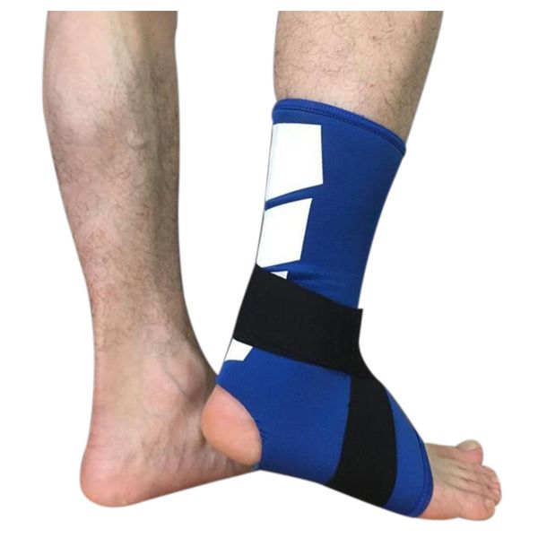 

1 pc ankle support protector breathable ankle brace protector sport, Blue;black