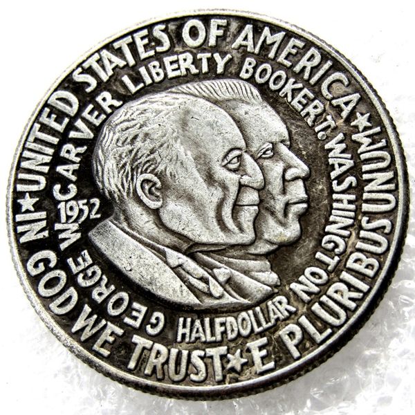 

HOT SELLING 1952 Washington Carver Commemorative Half Dollar Free shipping Cheap Factory Price nice home Accessories Silver Coins