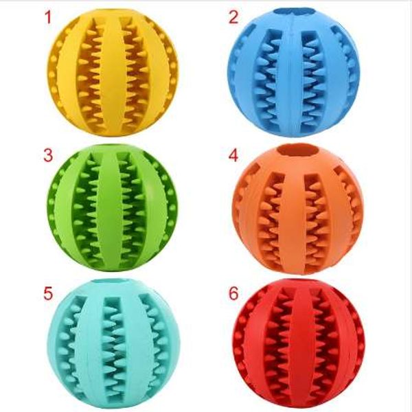 Игрушки для собак Интерактивные резиновые шарики DE-стресс игрушки для домашних животных кошек жевать игрушки зубов чистящие шарики резина для выпуска давления
