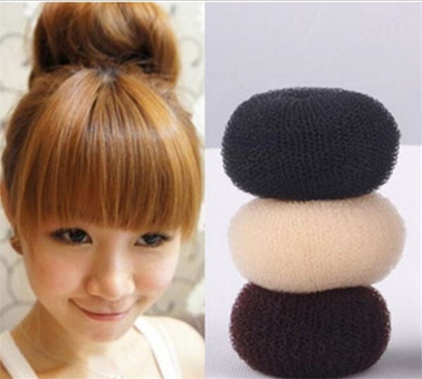 2019 3 Size Hair Volumizing Scrunchie Donut Ring Style Bun