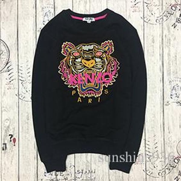 

Новые kenz Tiger Head вышитые Мужчины Женщины кофты хлопок Осень Зима унисекс толстовки