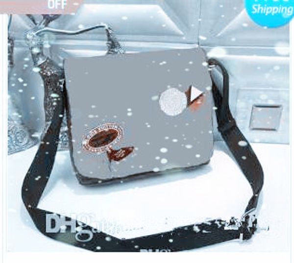 

classic fashion men leather messenger bags school bookbag shoulder bags 26cm