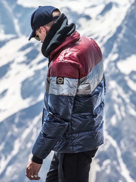 

akclub 2018 new urban fashion leisure white duck down short collar down jacket thick 80% grey duck 1811013 casual, Black