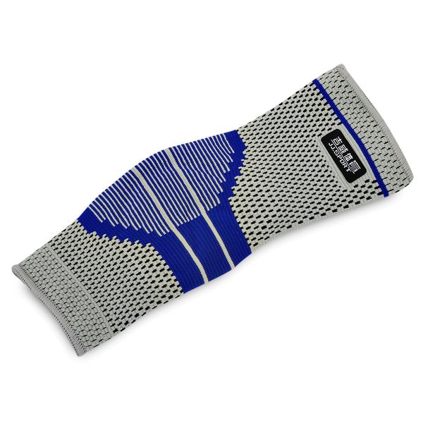 

jj 1pc sports nylon silicone ankle pad for basketball football jogging, Blue;black