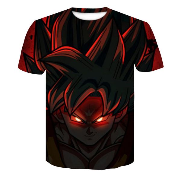 

dbz bulma vegeta t-shirt 3d men women anime kid goku goten gohan t shirt harajuku lonzo ball tee shirts, White;black