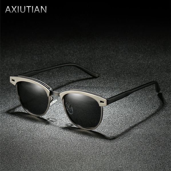 

2018, new sunglasses, men's polarizing glasses, driver's sunglasses, classic framed sunglasses.fashion sunglasses, White;black