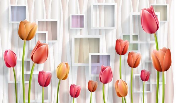 

custom 3d mural wallpaper simple three-dimensional flower 3d tv background wall painting wallpaper tv backdrop bedroom p wall paper 3d