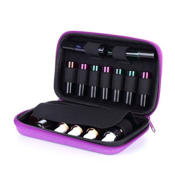 

16 roller bottles essential oil carrying case holder perfume oil portable travel storage box aromatherapy organizer bag 5ml 10ml h815