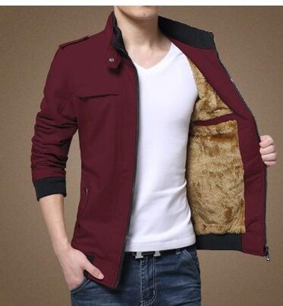 

winter new casual handsome men's clothing plus blouse jacket outerwear coats, Black