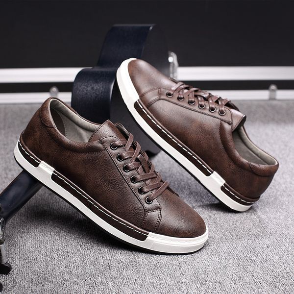 

2019 new shoes large size korean version men's shoes men's casual, Black