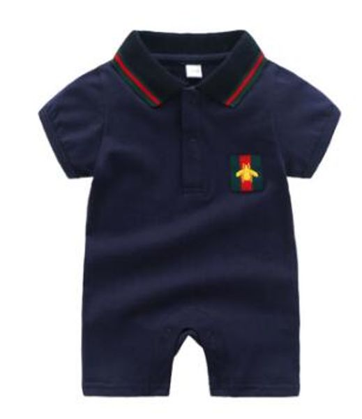 

Brand New Baby Clothing New Born Short Sleeve Bobysuit Kids cotton Romper Infrant Summer Bodysuit Free Shipping