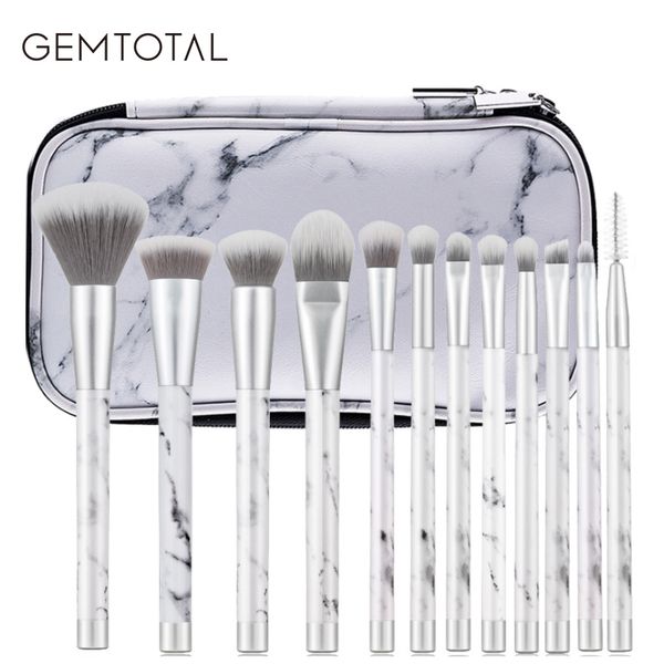 

makeup brushes set 12pcs face foundation powder brush professional makeup concealer blush eyebrow eye shadow make up brush set with bag