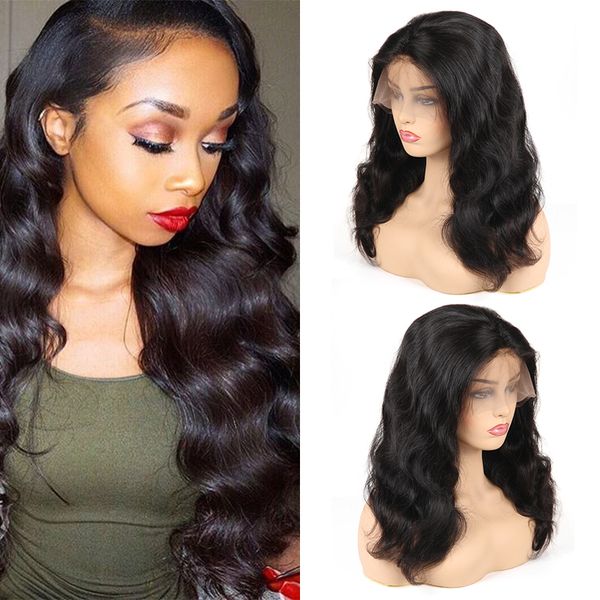 Hot Selling Lace Front Human Hair Wigs Body Wave Brazilian Virgin
