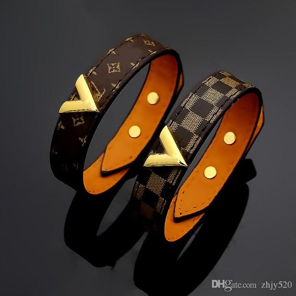 

Классический бренд женская любовь V-образный cortex браслеты браслет кожаный брасле