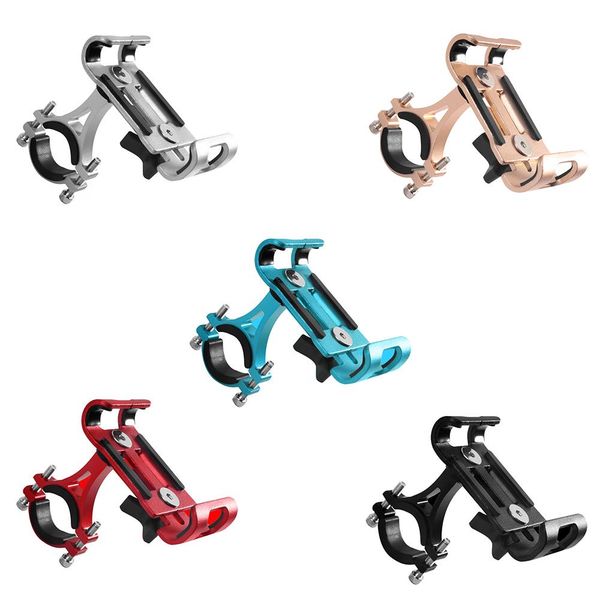 

2018 new fashion cycling road bike phone holder aluminum alloy 360 degree rotation bicycle mobile phone holder