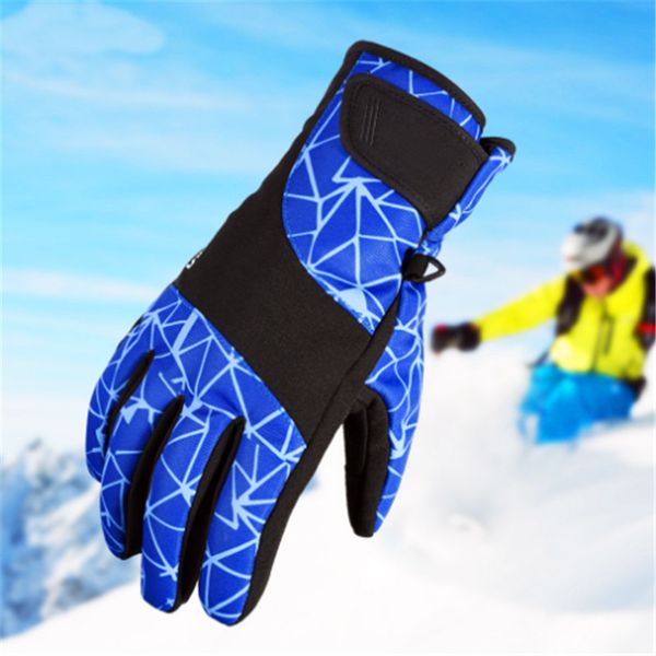 

men's women's ski gloves motorcycle riding winter snowmobile gloves windproof waterproof snowboard heated 2018 new