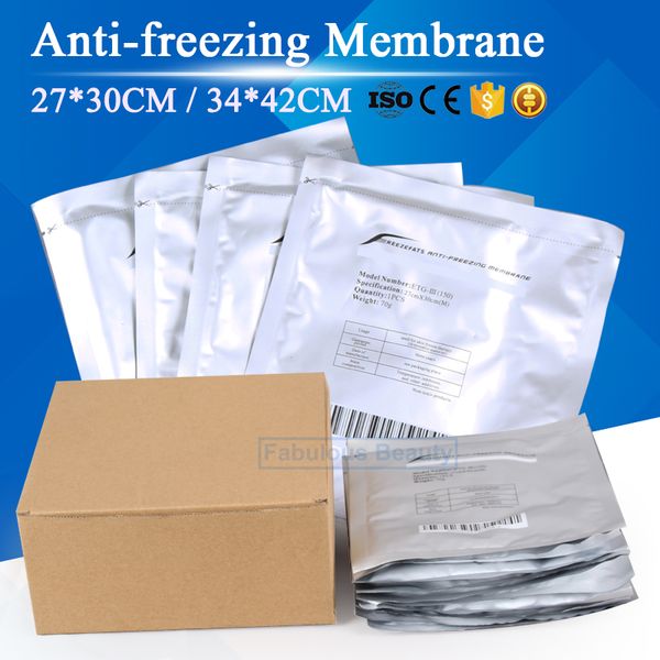 

50pc good quality 27 30cm 34 42cm cryo antifreeze membrane anti freezing membrane anti freezing cool pad cryo fat freezing machine u ed