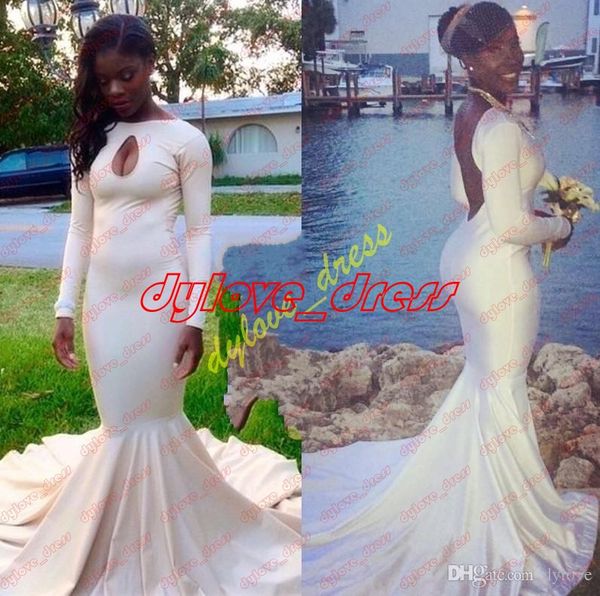 

2021 elegant plus size white long sleeves prom dresses long formal gown long dresses evening mermaid, Black