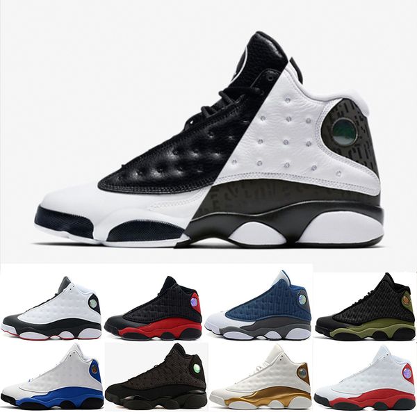 

stock x 13 13s mens basketball shoes wolf grey island green black cat history of flight he got game dmp sports sneakers 7-13