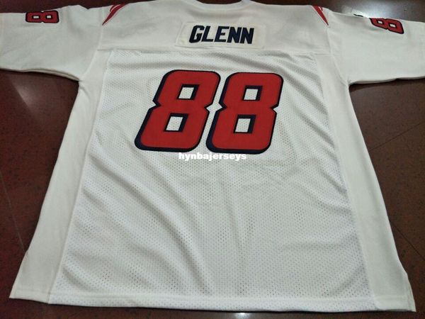 

men custom #88 terry glenn worn retro jersey 1999 with team men college jersey size s-4xl or custom any name or number jersey, Black;red
