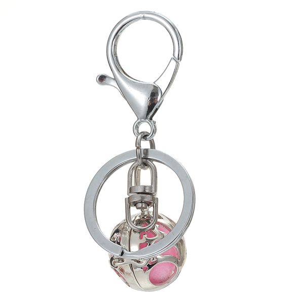 

car aroma keychain tree of lifearoma keychain locket essential oil locket perfume diffuser key ring lobster clasp, Silver