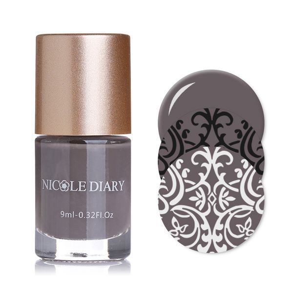 

николь дневник 9 мл nail art штамповка польский красочный лак nail art пластины печати польский лак лак лак украшения