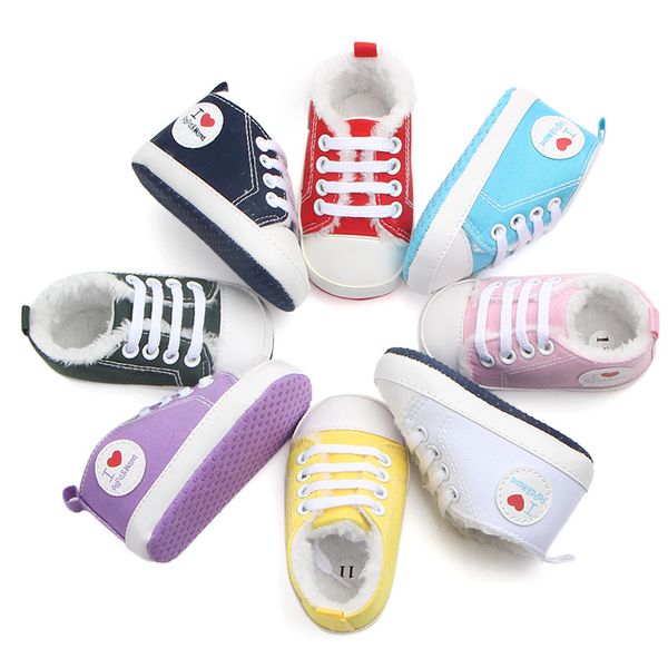 

1pair fashion winter warm boot shoes fashion first walker shoes, boy/girl kids shoes, Black;grey