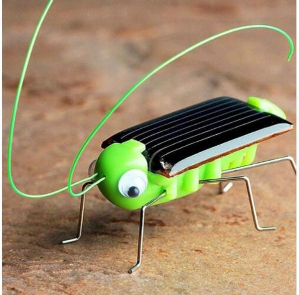 

Solar gra hopper educational olar powered robot toy educational toy gadget gift olar toy for kid kka5726