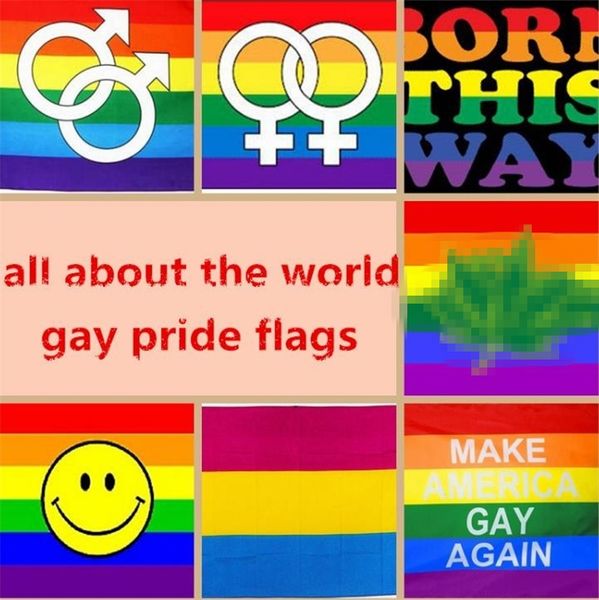 

new rainbow flags 3x5ft 90x150cm gay rainbow flag banner flags polyester rainbow flag for decoration i328